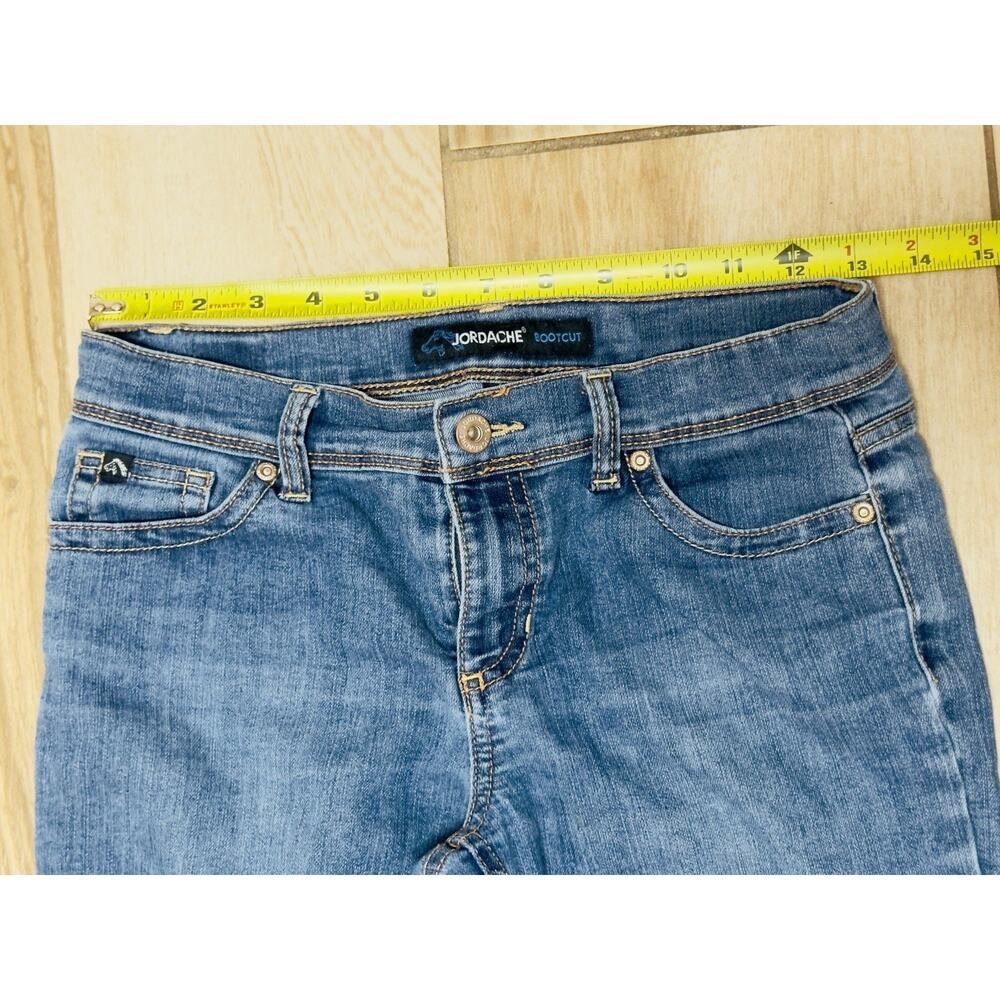 JORDACHE Blue Jeans Woman's Size 12 Classic Boot Cut Cotton Blend Medium Wash - Picture 4 of 8